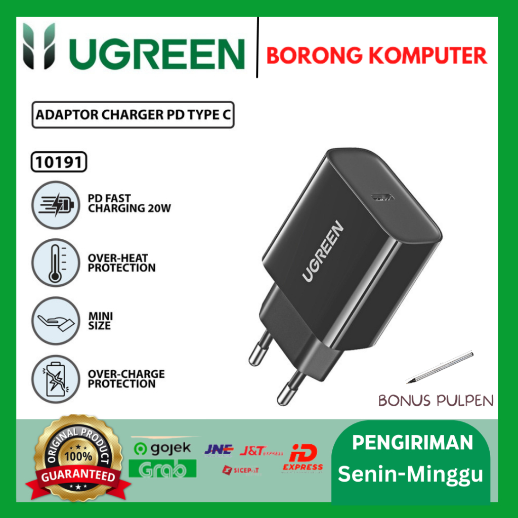 UGREEN USB Wall Charger USB-C 20W PD CD137