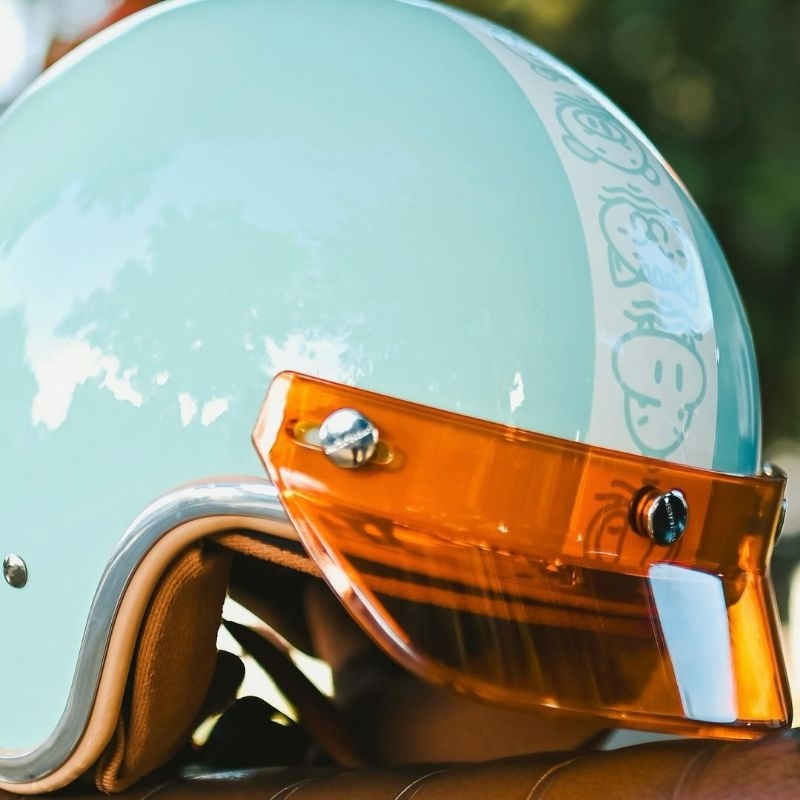 PRELOVED CRSL Racer Helmet Mint I Helm I Helm Motor I Hard Hat I Pelindung Kepala I Helmet Rider I U