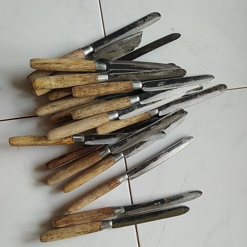 Pisau dapur kecil cuwo / pisau iris bawang /pisau dapur / pisau baja tajam / pisau baja dapur / pisa