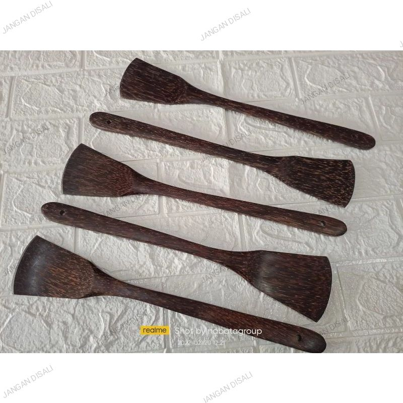 sutil kayu aren / spatula aren / sodet aren/ sutil kayu