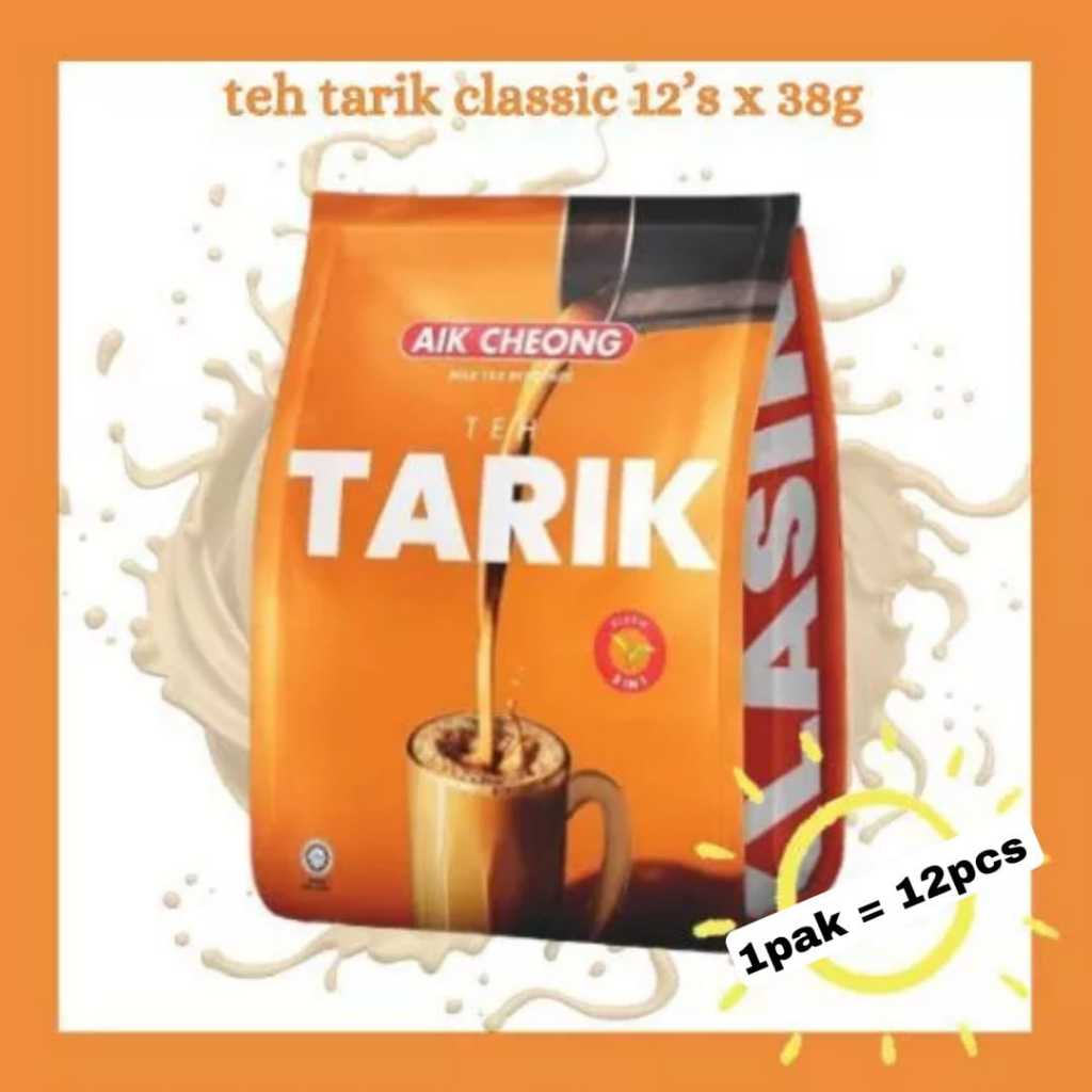 

Aik Cheong Teh Tarik Classic / Aik cheong 3in1 /Teh tarik instant 456g