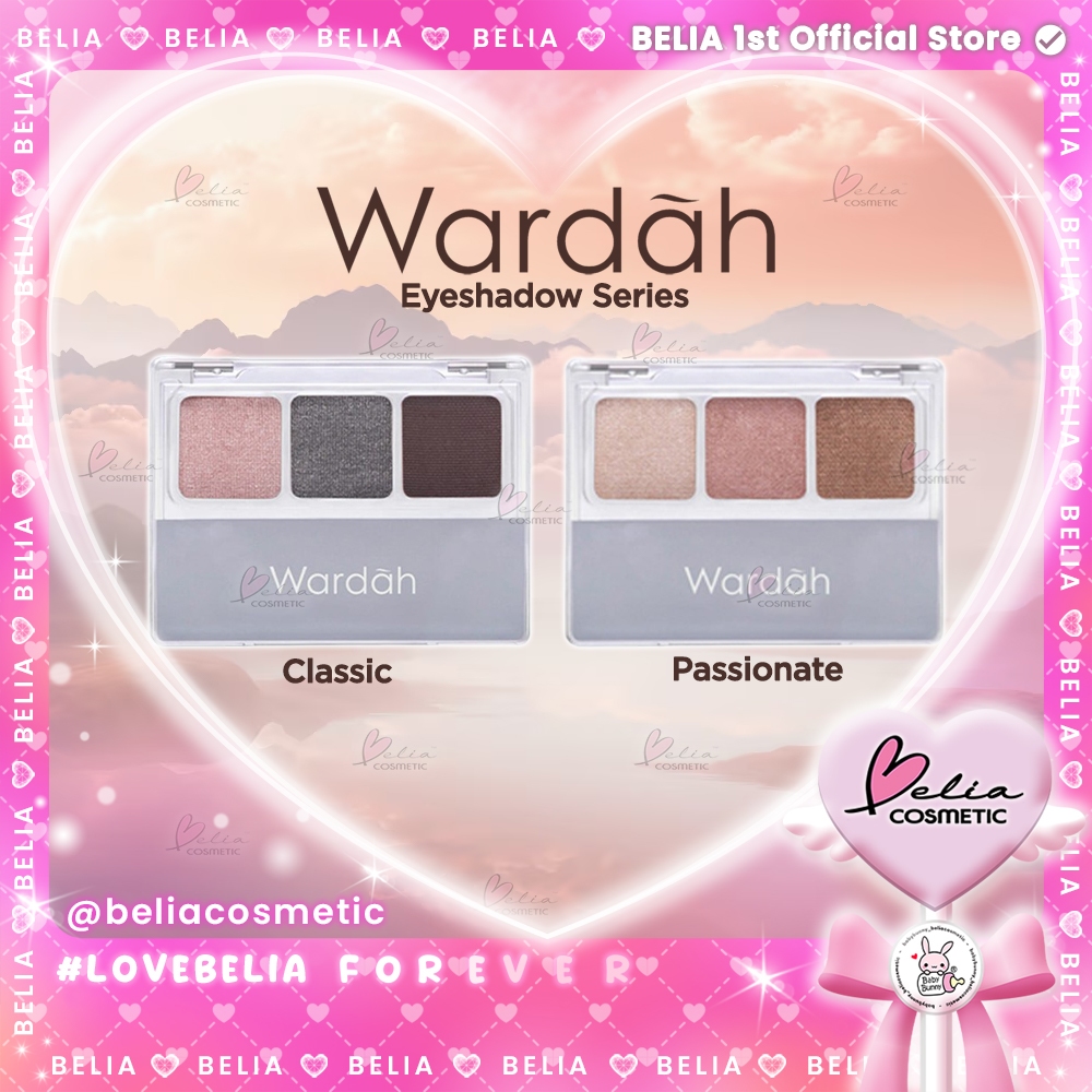 ❤ BELIA ❤ Wardah Eyeshadow Series | Classic Nude Colors Eye Shadow | Passionate | A - M Series 3.3g