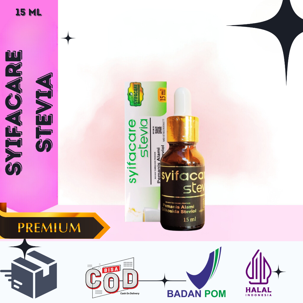 SYIFACARE STEVIA pemanis alami glikosida steviol[15ml]