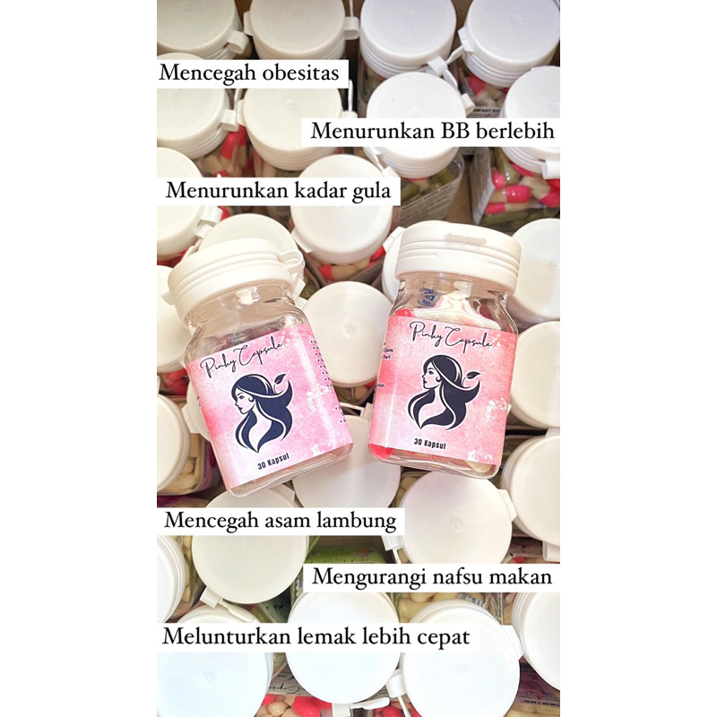 30kapsul PINKY KAPSUL DIET/PINKY ORIGINAL/PIL DIET AMPUH
