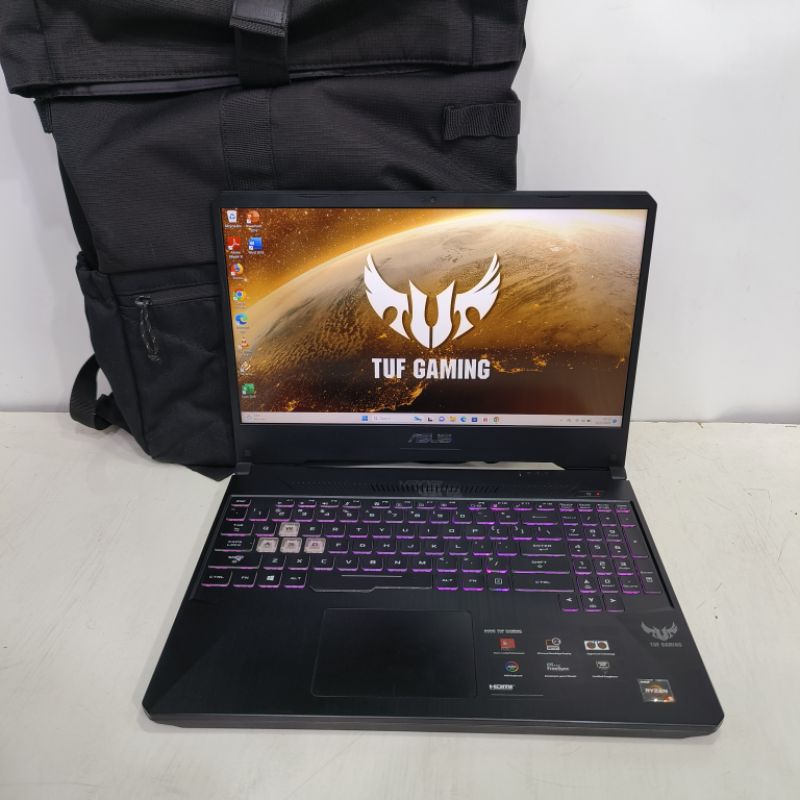 asus tuf gaming fx505dy ryzen 5 3550h ram 16gb ssd 512gb ssd 128gb vga amd rx 560x 4gb