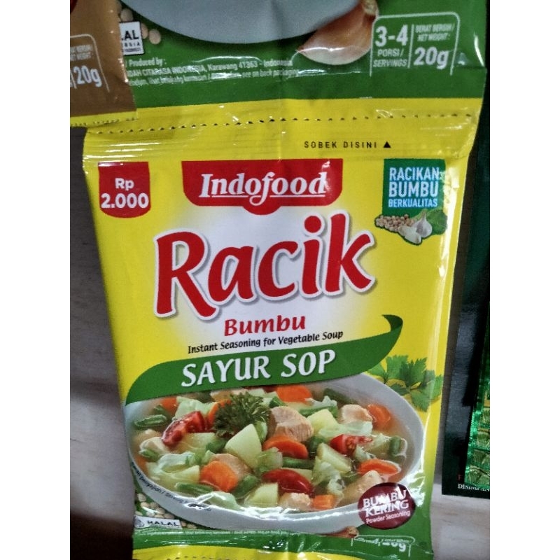 

Racik Sayur Sop