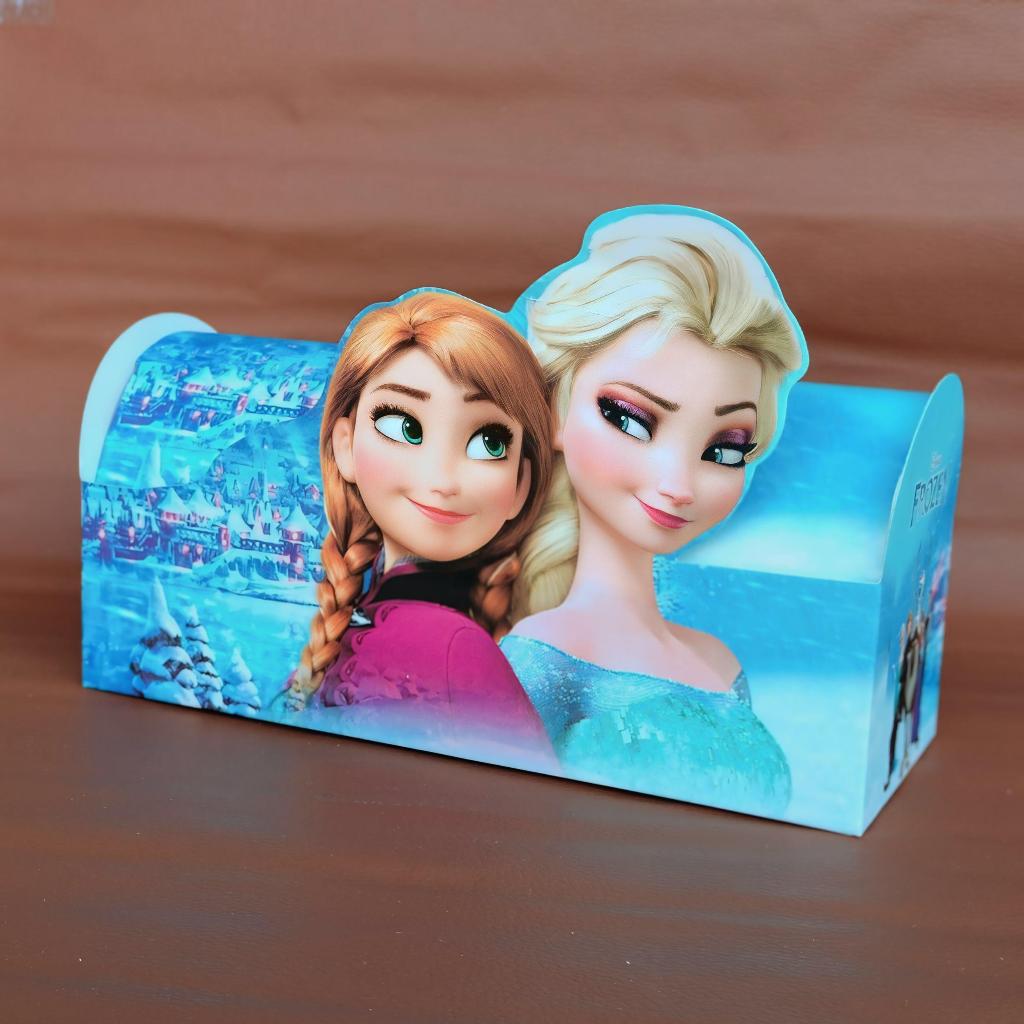 

5pcs Cake Box Premium Box Roll Cake Frozen Dus Hampers Anna Elsa Packaging 3D