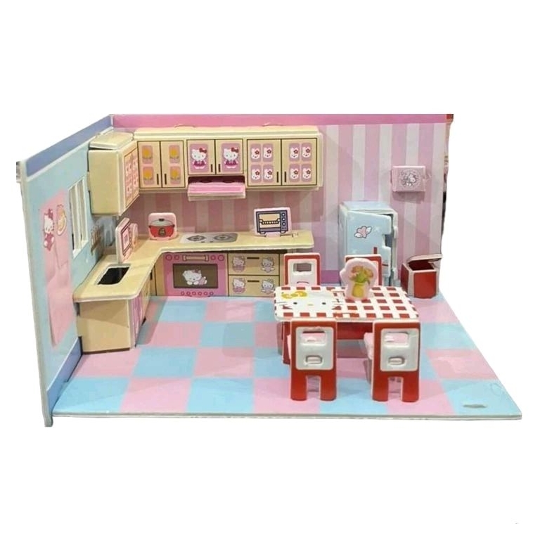 

Puzzle 3D Foam House Mainan Diy Sanrio
