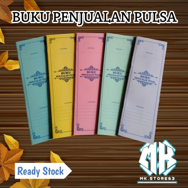 

BUKU PENJUALAN PULSA | BUKU KONTER