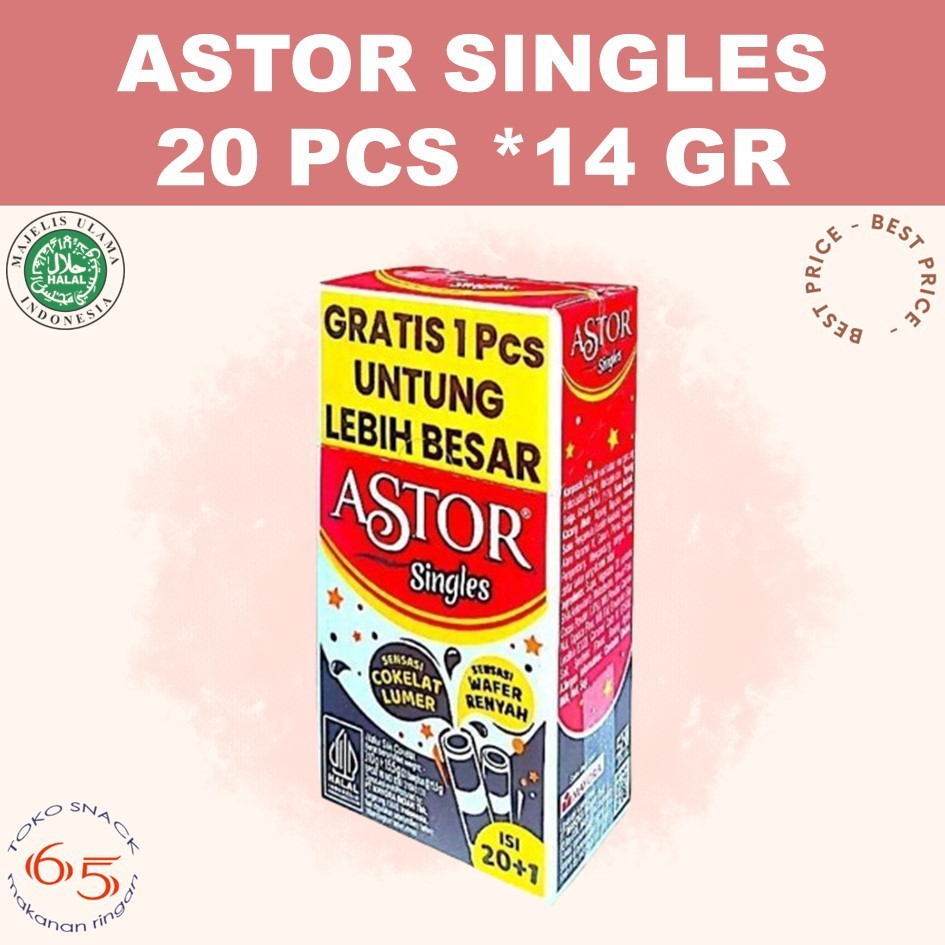 

Astor Singles 14 gr. wafer. PAK