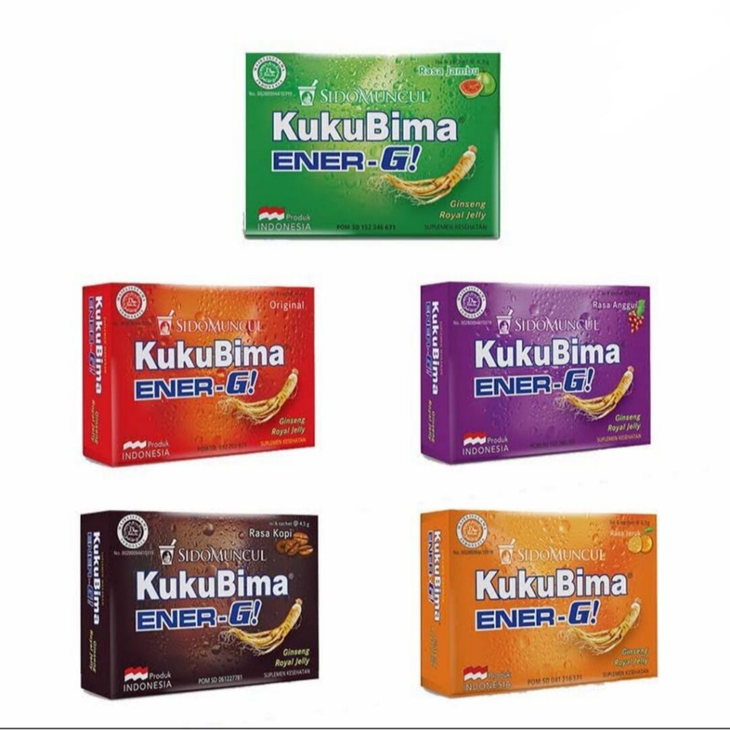 

Kuku Bima ENER-G Sido Muncul Isi 6 Sachet