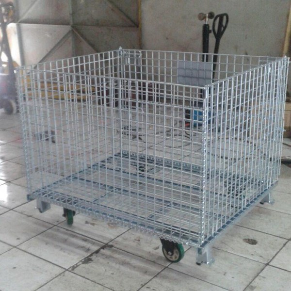 Harga Murah Pallet Mesh Keranjang Besi Lipat DALTON cap 1.5 ton