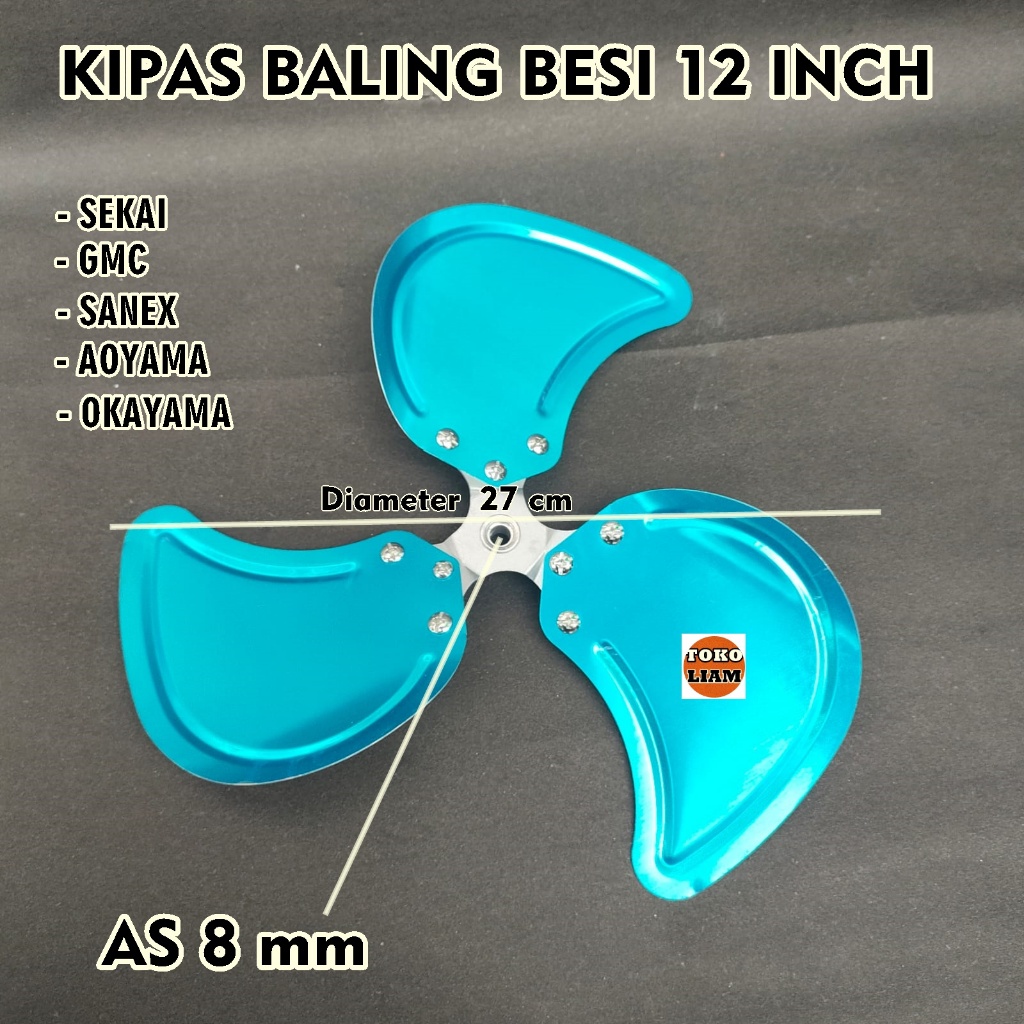 BALING BESI KIPAS 12 INCH MULTI RRT UMUM