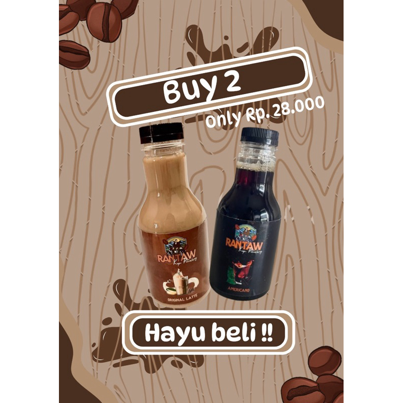 

Kopi Rantaw Latte + Americano