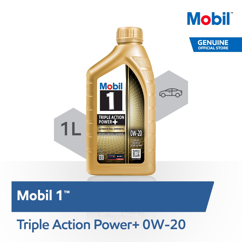 Oli Mesin - Mobil 1 0W-20 (1 liter)