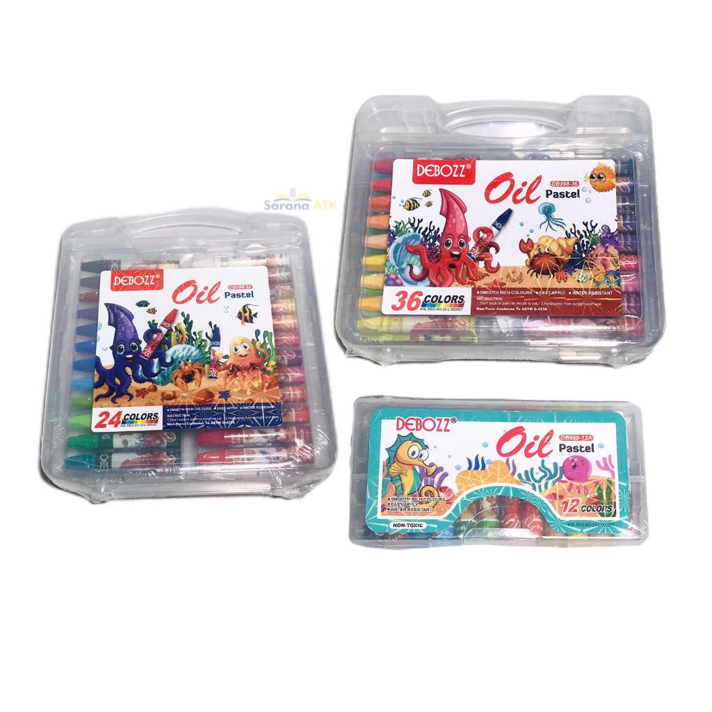 

Debozz - Krayon Alat Mewarnai Oil pastel Crayon - 1 Set