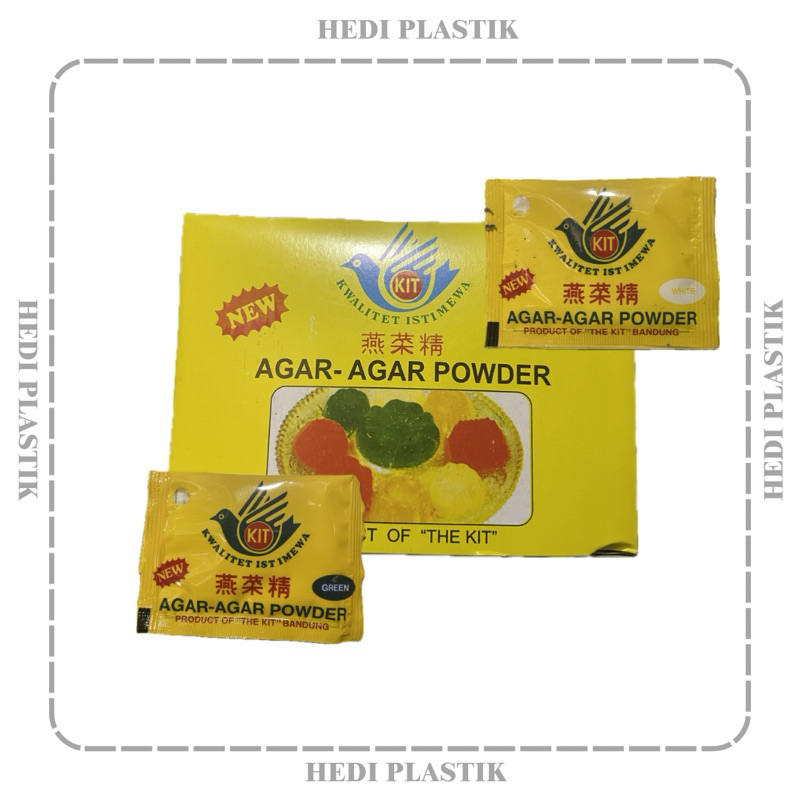 

Kit agar agar powder kwalitet istimewa sachetan dusan (12pcs)