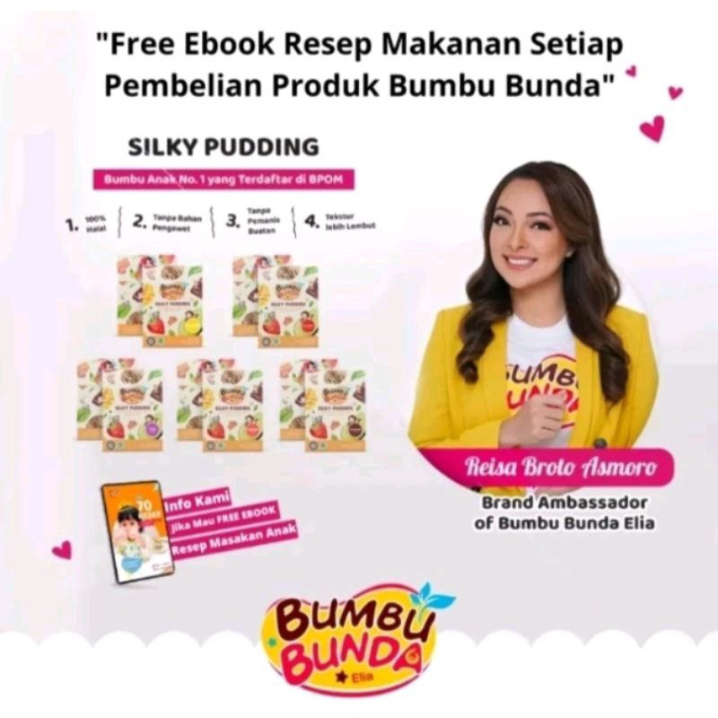 

SILKY PUDING/JELLY POWDER/BUMBU BUNDA/MAKANAN MPASI