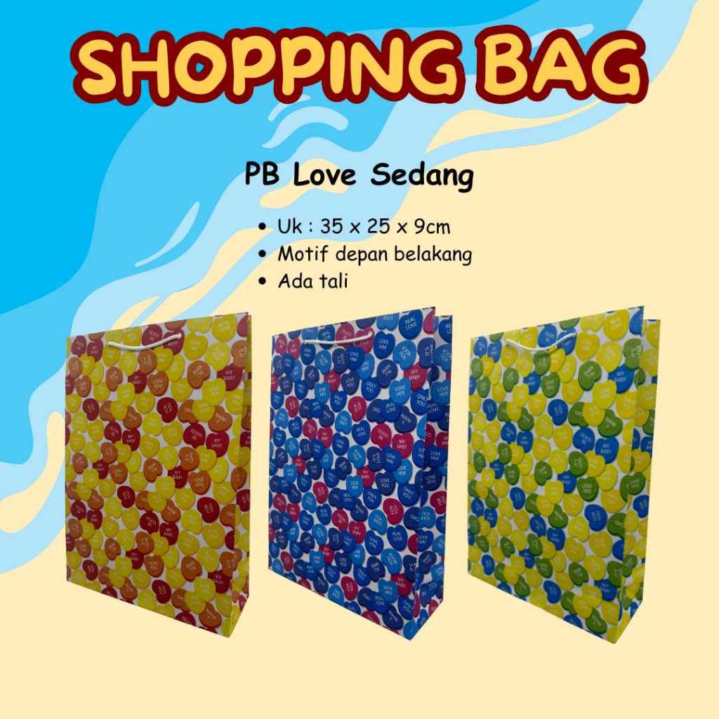 

Paper Bag Motif Love