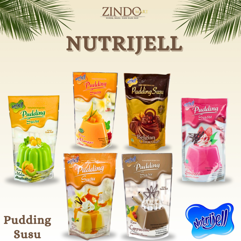 

NUTRIJELL PUDDING SUSU LAPIS SANTAN ALL VARIAN SEMUA CARAMEL MELON MANGGA STROBERI CAPPUCINO BELGIAN CHOCO COKLAT