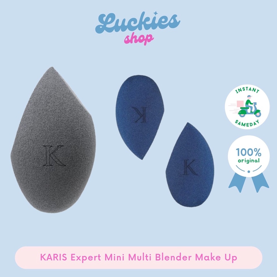 KARIS Expert Mini Multi Blender  Makeup Sponge Beauty Blender Spon Make Up