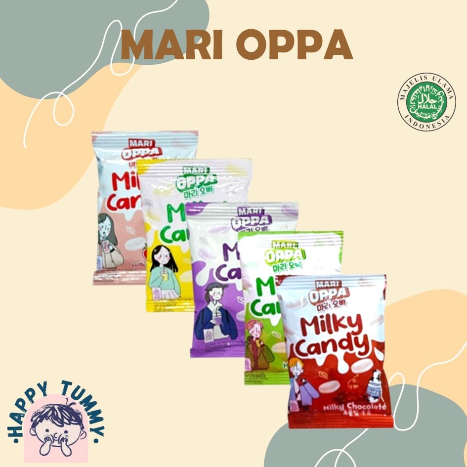 

Mari Oppa Milk Candy 10 pc. permen. RCG