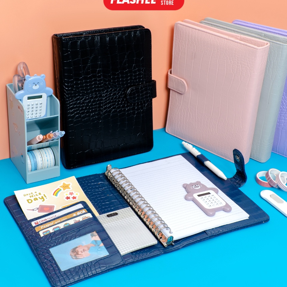

Flashee Binder Polos Eksklusif A5 2 Ring Croco Agenda Phoebe Binder A5 Croco Flashee 2 Ring Binder Organizer Termurah