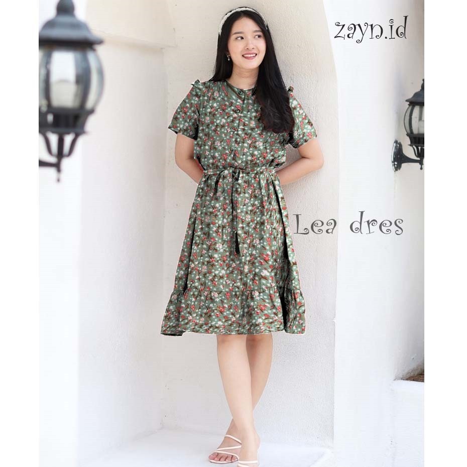 LEA DRESS/dress korean style/dress wanita/dress bangkok viral TERMURAH