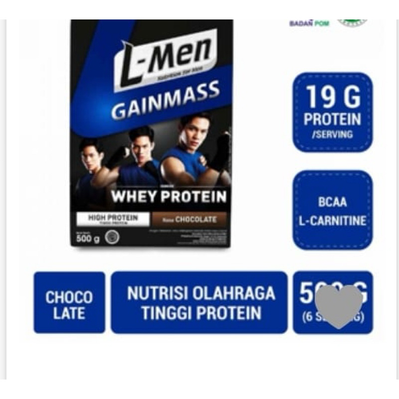 

L-Men GainMass 500gram Chocolate