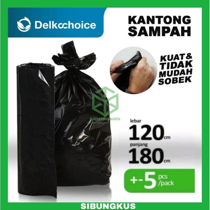 PLASTIK SAMPAH BESAR TRASH BAG 120X180