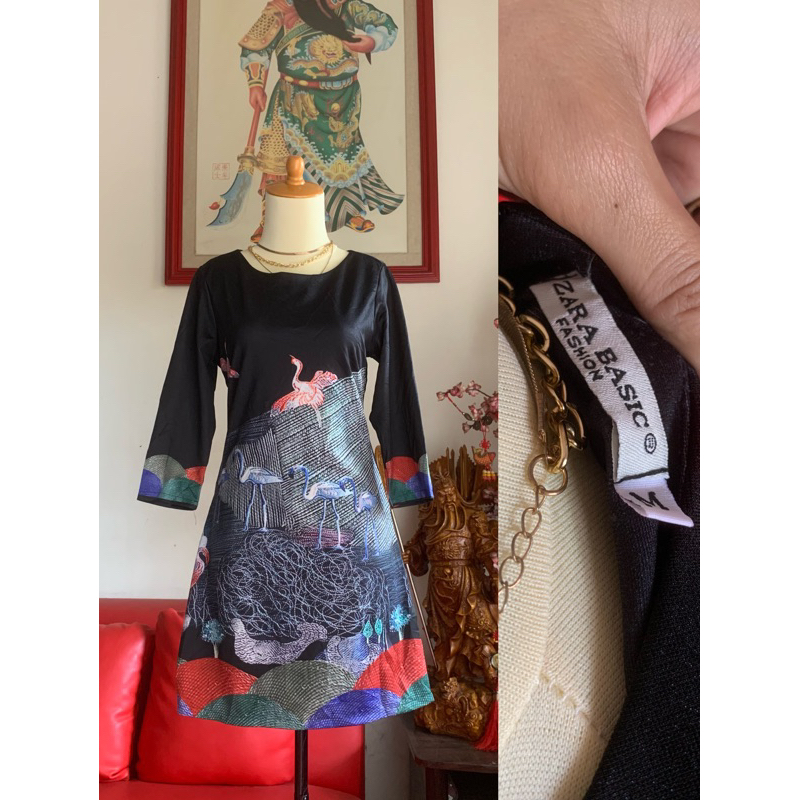 dress zara murah / preloved zara / dress branded / preloved zara