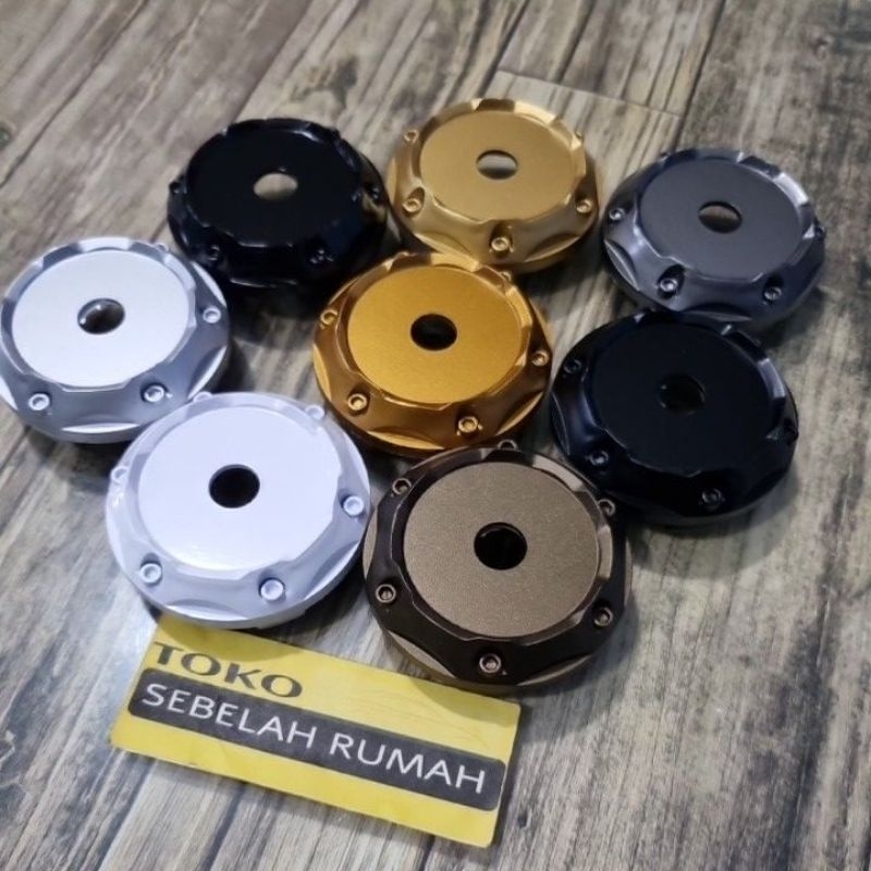 dop velg dop roda tutup center velg racing variasi 6.7cm model Kaiso polos