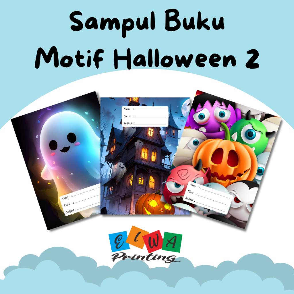 

(ISI 8 LEMBAR) SAMPUL BUKU TULIS SIDU CAMPUS BIGBOSS / SAMPUL BUKU MOTIF ESTETIK HALLOWEEN2 2 / Sampul Custom / SAMPUL BUKU AESTHETIC