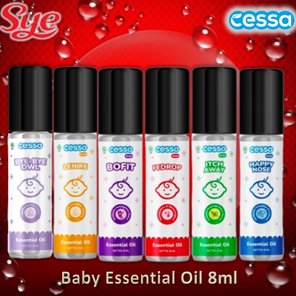 

Baru Cessa Baby Essensial Oil 8ml Natural Essential Oil Minyak Bayi SYE