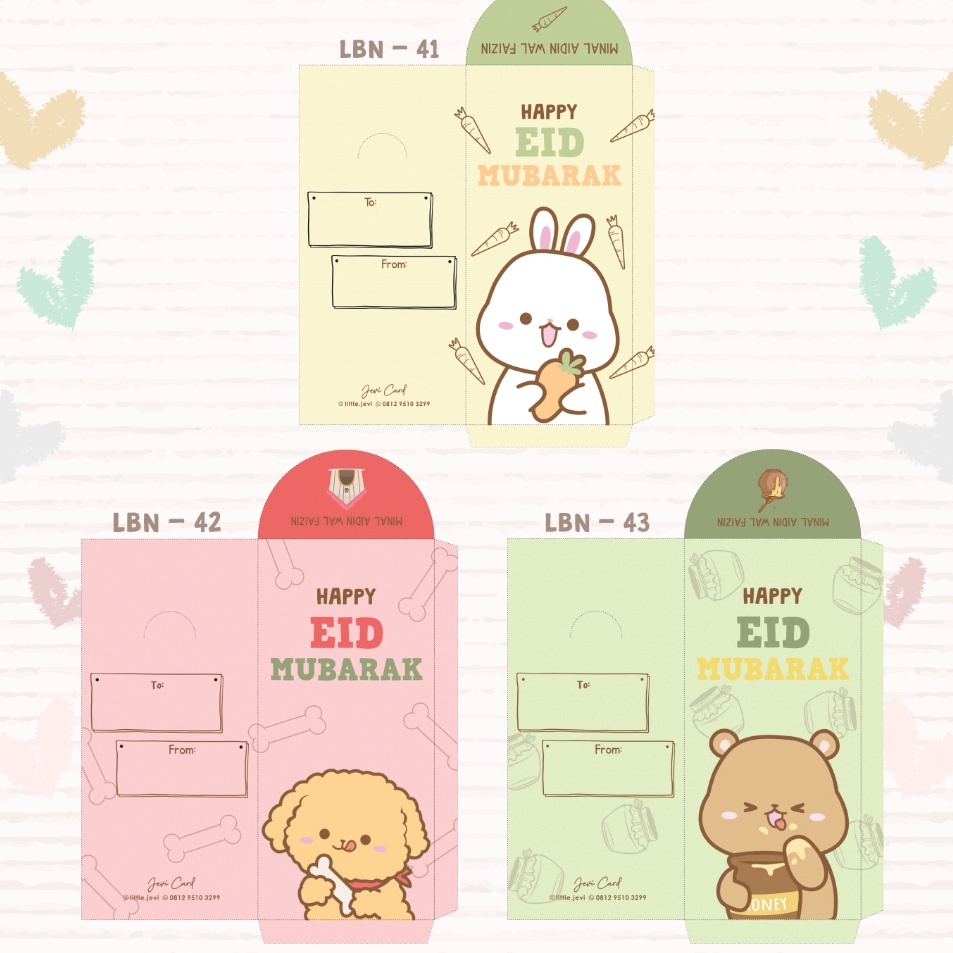 

Serba Serbu Part 5 Amplop Lebaran Panjang Tebal Premium Motif Anak Lucu isi 8 pcs