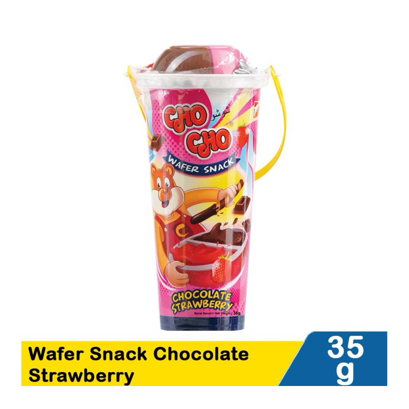 

Cho-Cho Wafer Snack Chocolate Strawberry 35g