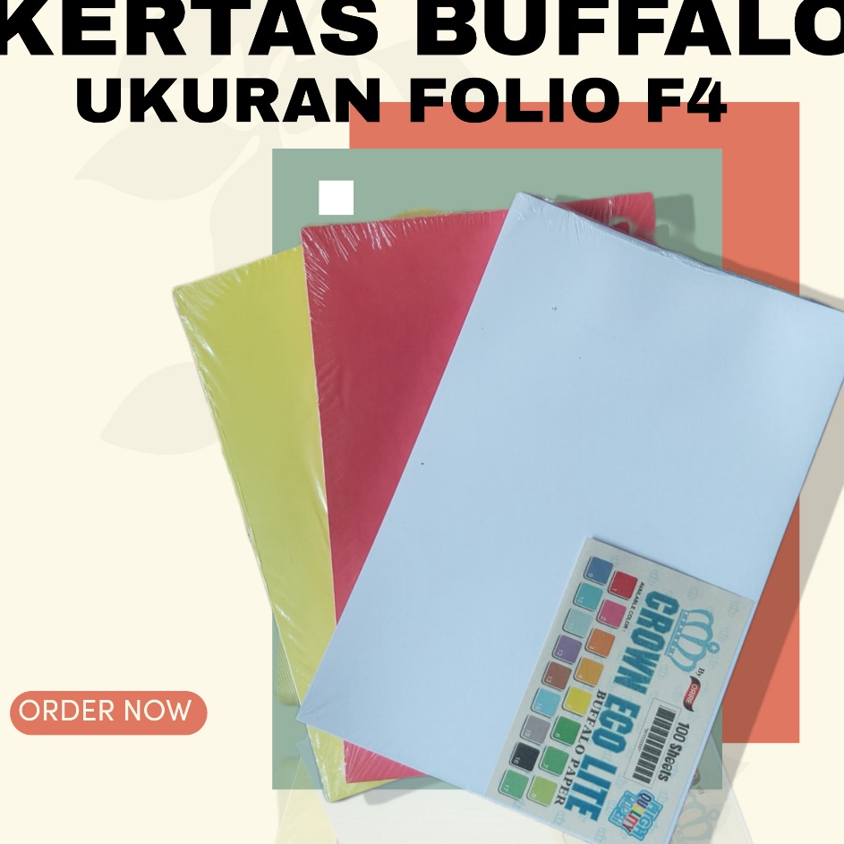 

Obral Berkualitas KERTAS BUFFALO POLOS UKURAN FOLIO F4
