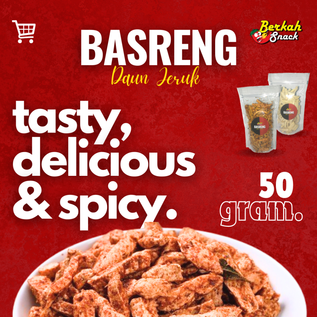 

BASRENG 50 GRAM BASRENG PEDAS DAUN JERUK | BASRENG DAUN JERUK | BASRENG ORIGINAL | VARIAN RASA VIRAL by Berkah Snack Store