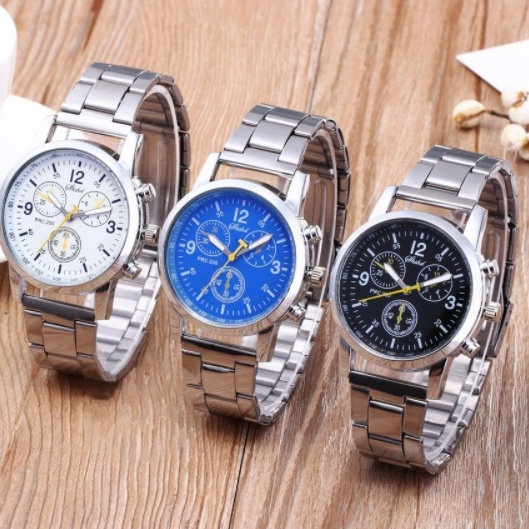 Top Product COD Jam Tangan SHSHD RANTAI  Jam Tangan Strap Stainless SteelJam Tangan Pria TerbaruFash