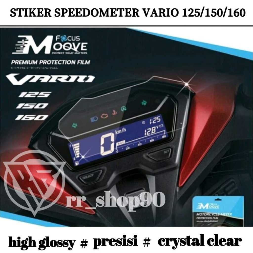 Stiker Speedometer Vario 125/150/160 Stiker Antigores Speedometer motor Vario 160/125/150 New dan Ol