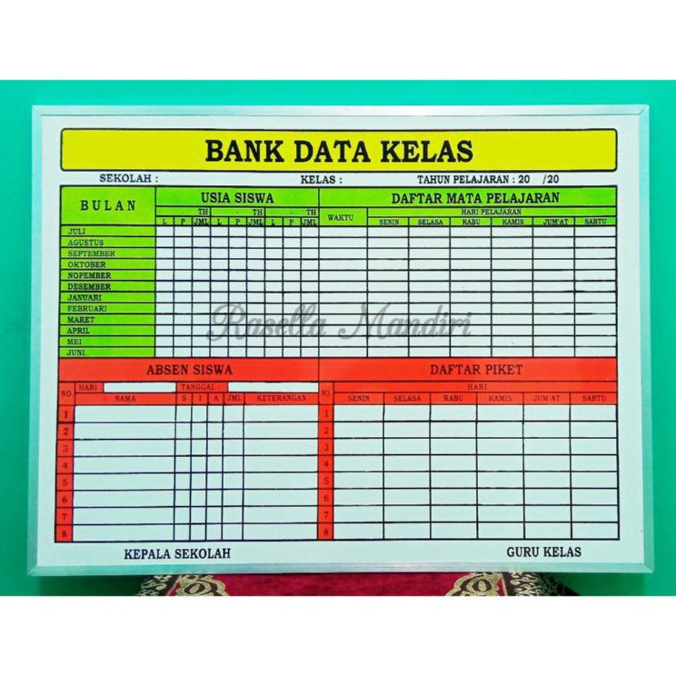 

Lebih Terpercaya BANK DATA KELAS SD MI SMP MTS SMA MA 6x8 PAPAN DATA SEKOLAH PAPAN AKREDITASI