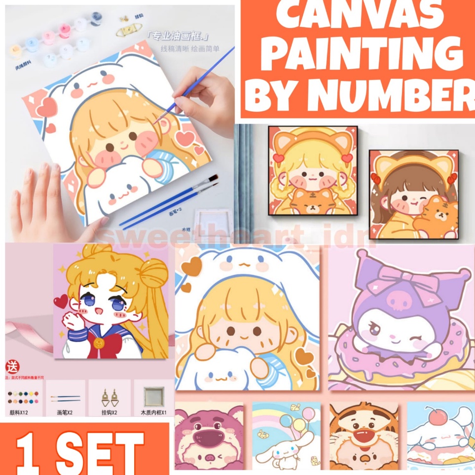 

Grosir Hari Ini Canvas Painting By Number Melukis Mewarnai Kanvas Nomor Prakarya Anak