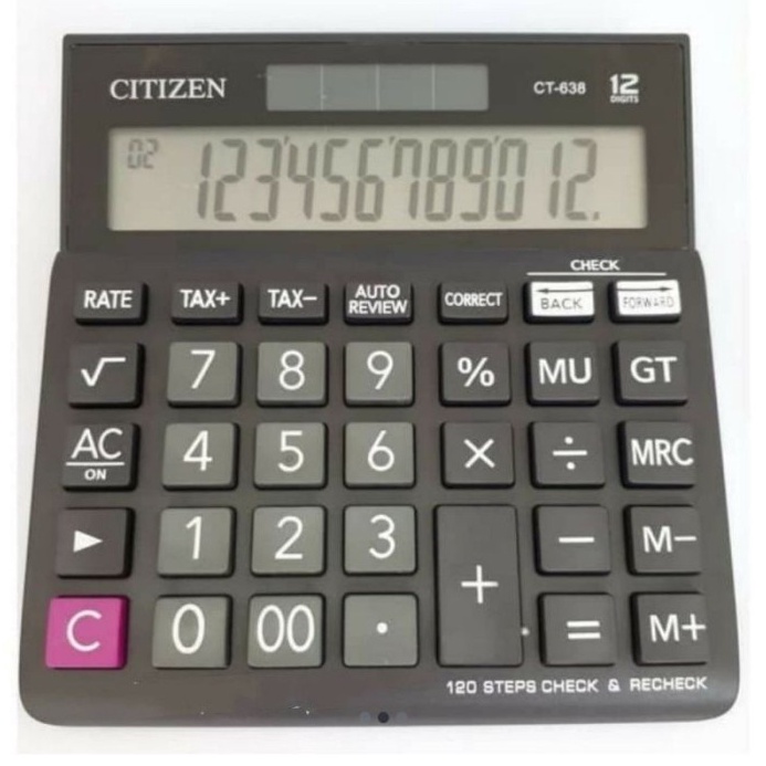 

SEGERA BELI CITIZEN CT638 KALKULATOR CHECK CORRECT CALCULATOR DESKTOP CT638