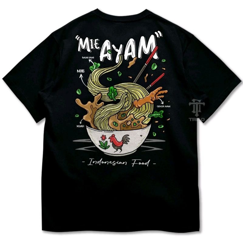KAOS MIE AYAM INDONESIAN FOOD