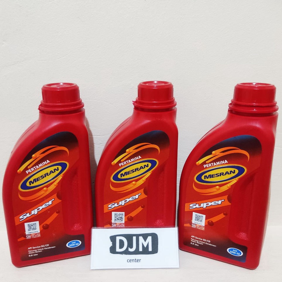 Paket Hemat Isi 3 Oli Mesran Super 8ml Oli Motor Bebek
