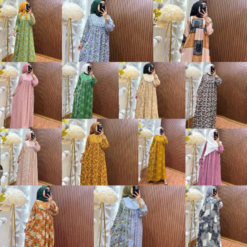 Gamis isyana set hijab by Dst Collection