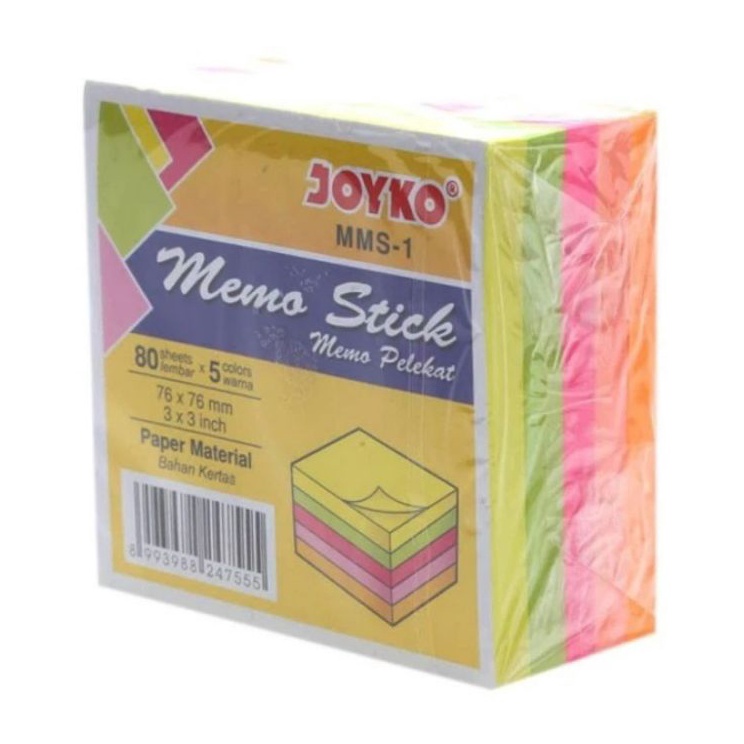 

Promo Joyko Sticky Notes 5 Warna Memo Stick MMS1