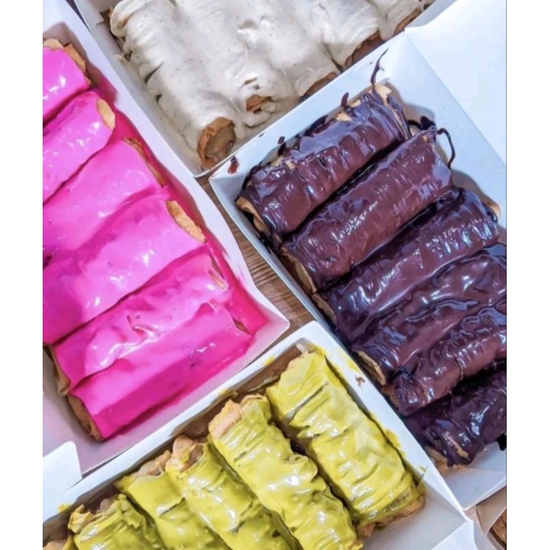 

pangsit lumer, choco banana lumer