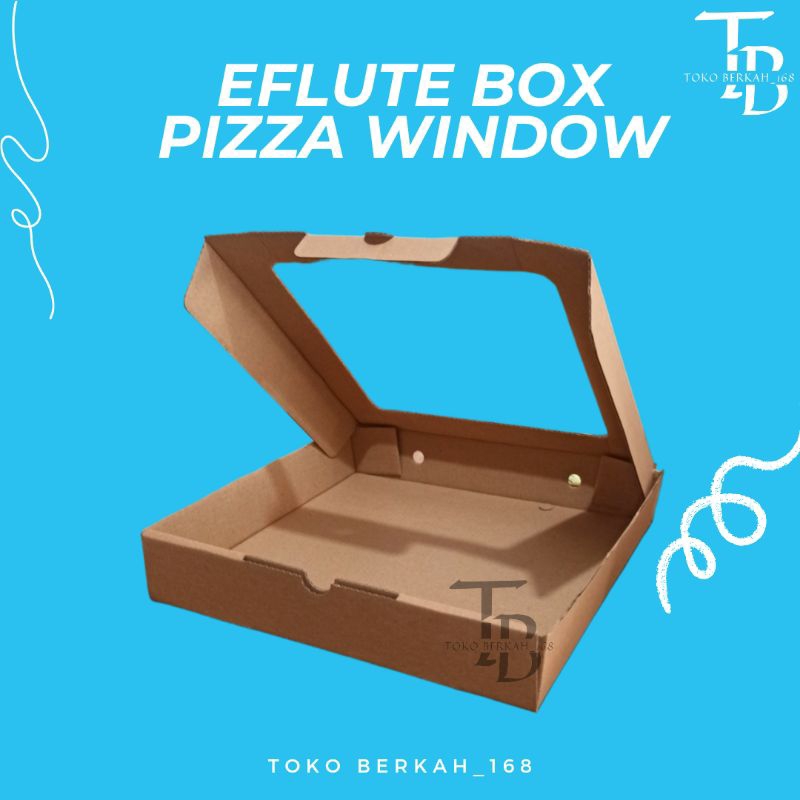 

(ISI 5 PCS) DOS / DUS EFLUTE PIZZA WINDOW TINGGI 4,5 CM / DUS EFLUTE PIZZA TEBAL