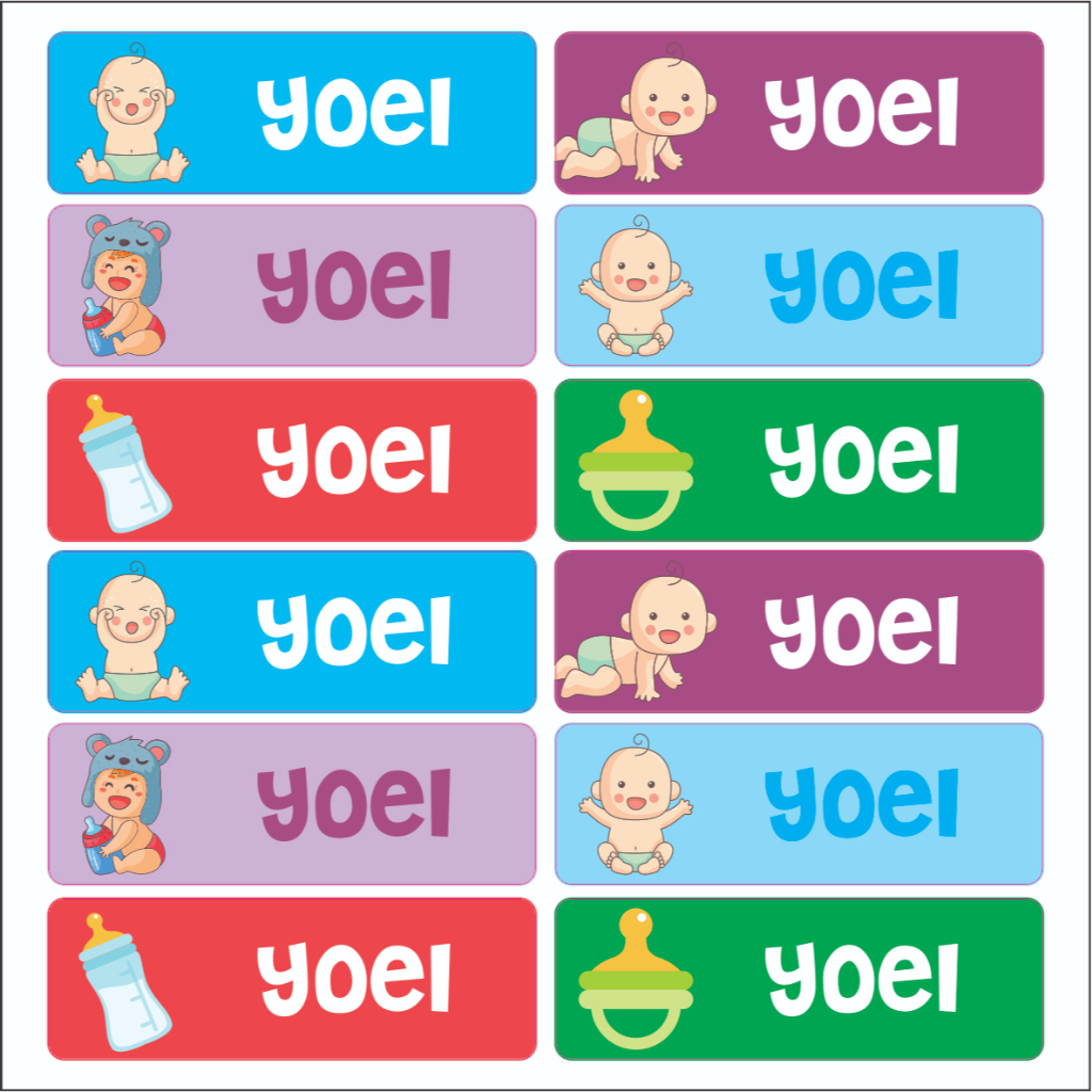 

Label Nama Vynil Baby Tahan Air